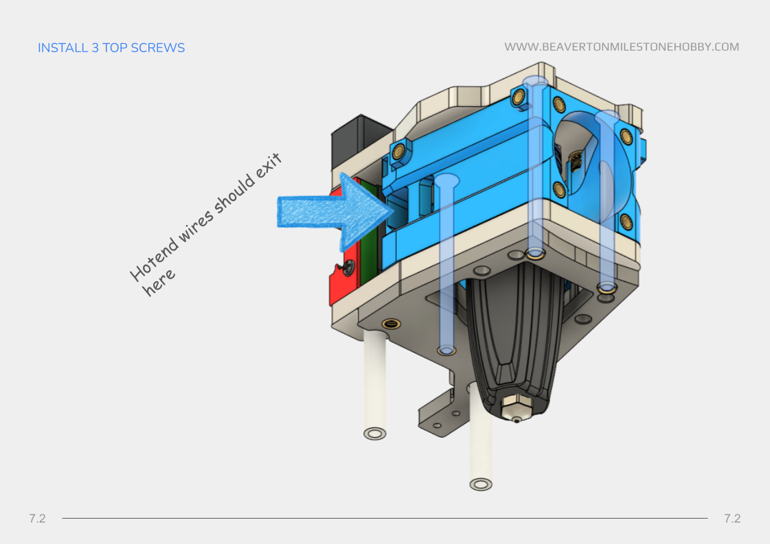 Hypernova Printhead build step twenty-four
